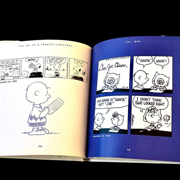 The Joy of A Peanuts Christmas by Charles Schulz (2000) Hardcover Hallmark Books - Picture 11 of 16